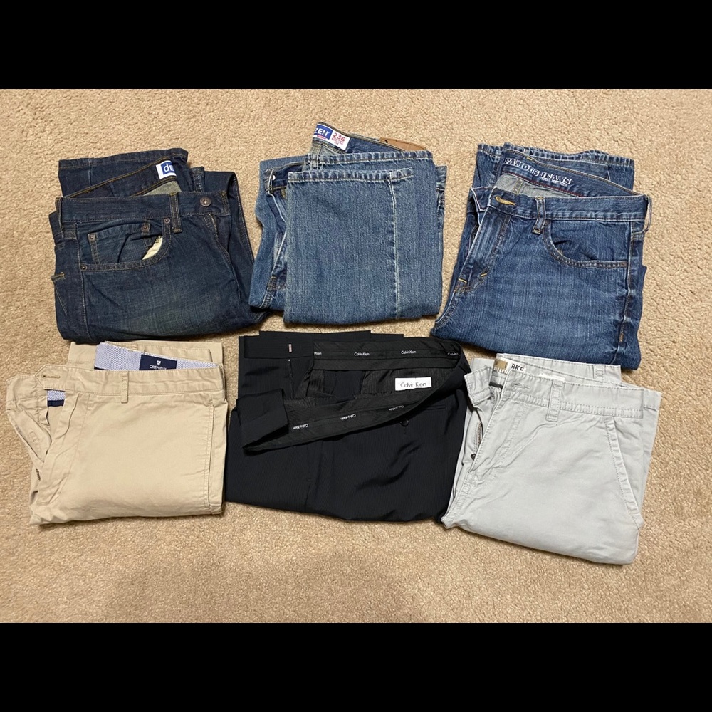 34x32 pants lot